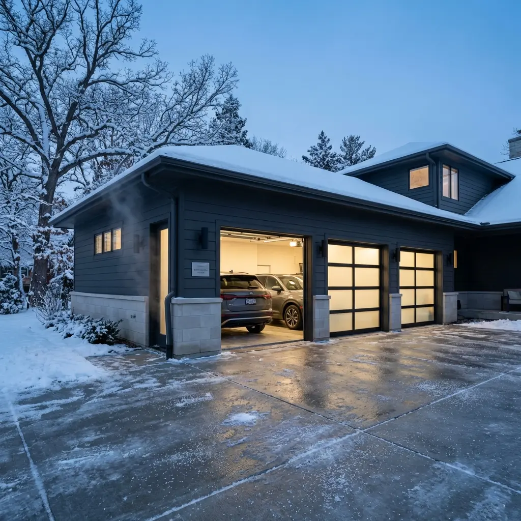 Home upgrade with add attached garage project by EcoBuild Plus expert garage builders